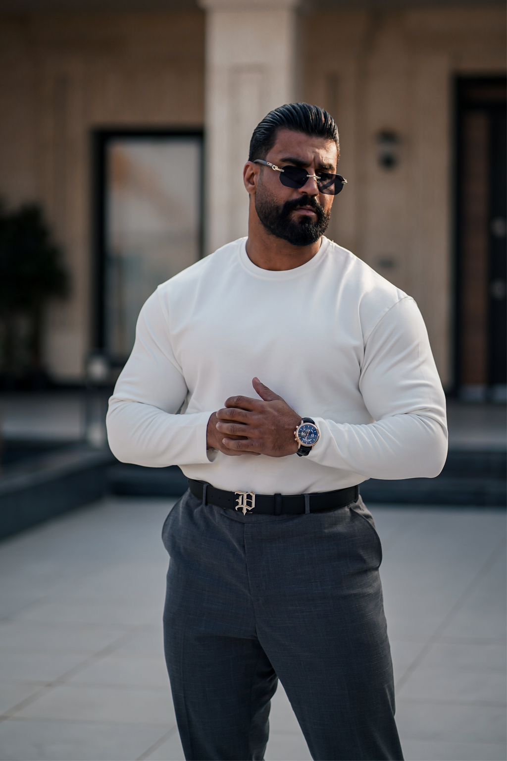 DAY ONE LONG SLEEVE CASUAL T-SHIRT - D1A106