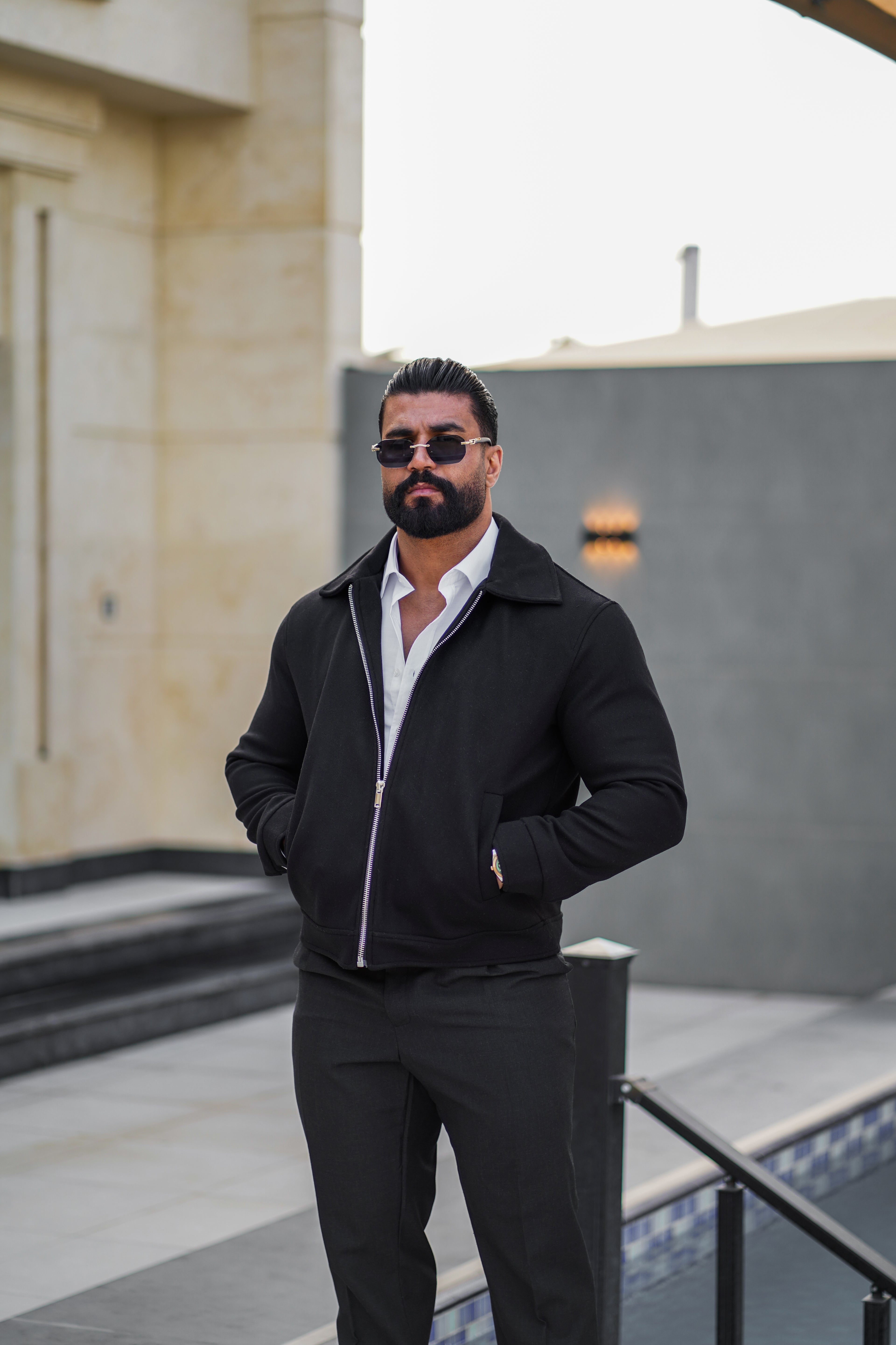 DAY ONE MELTON WOOL JACKET (FE) - D1A109