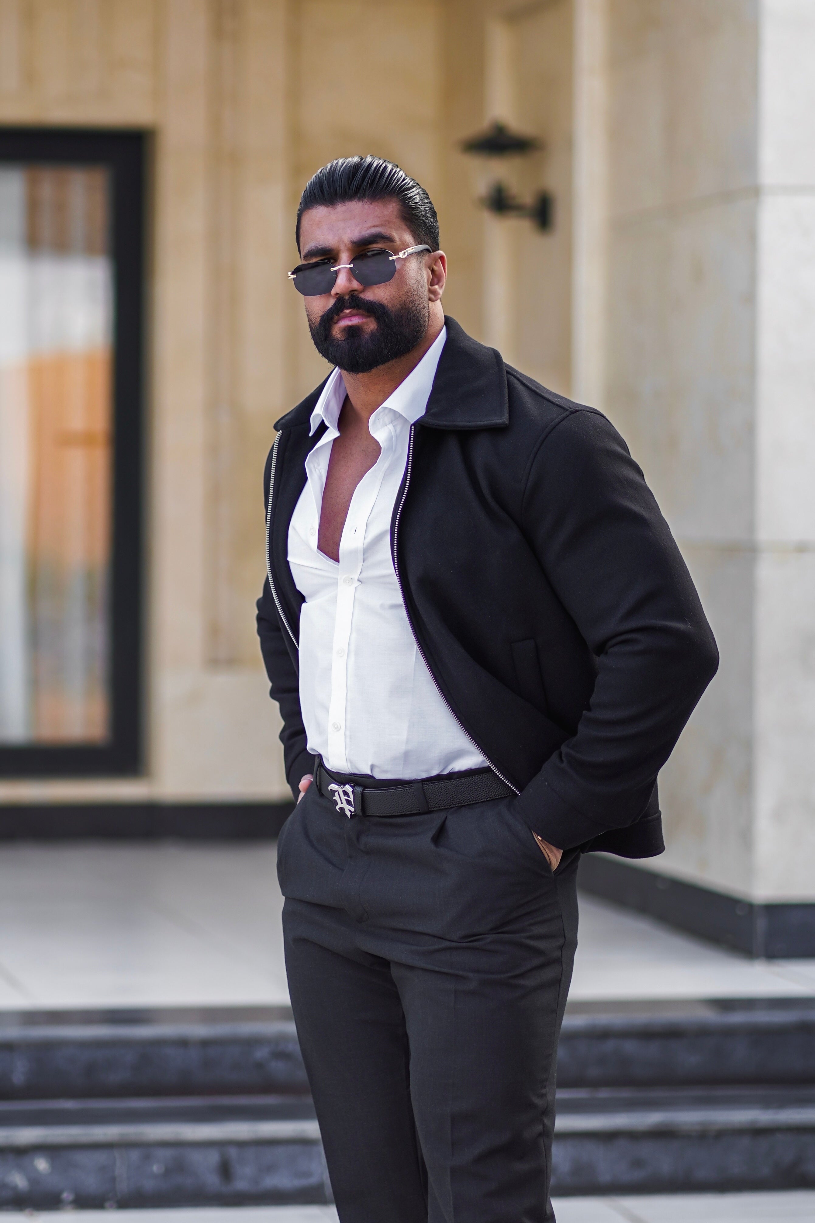 DAY ONE MELTON WOOL JACKET (FE) - D1A109