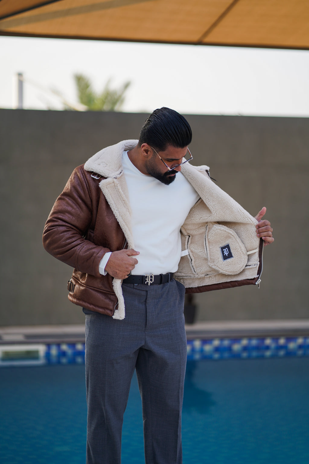 DAY ONE SHEARLING LEATHER JACKET - D1A108