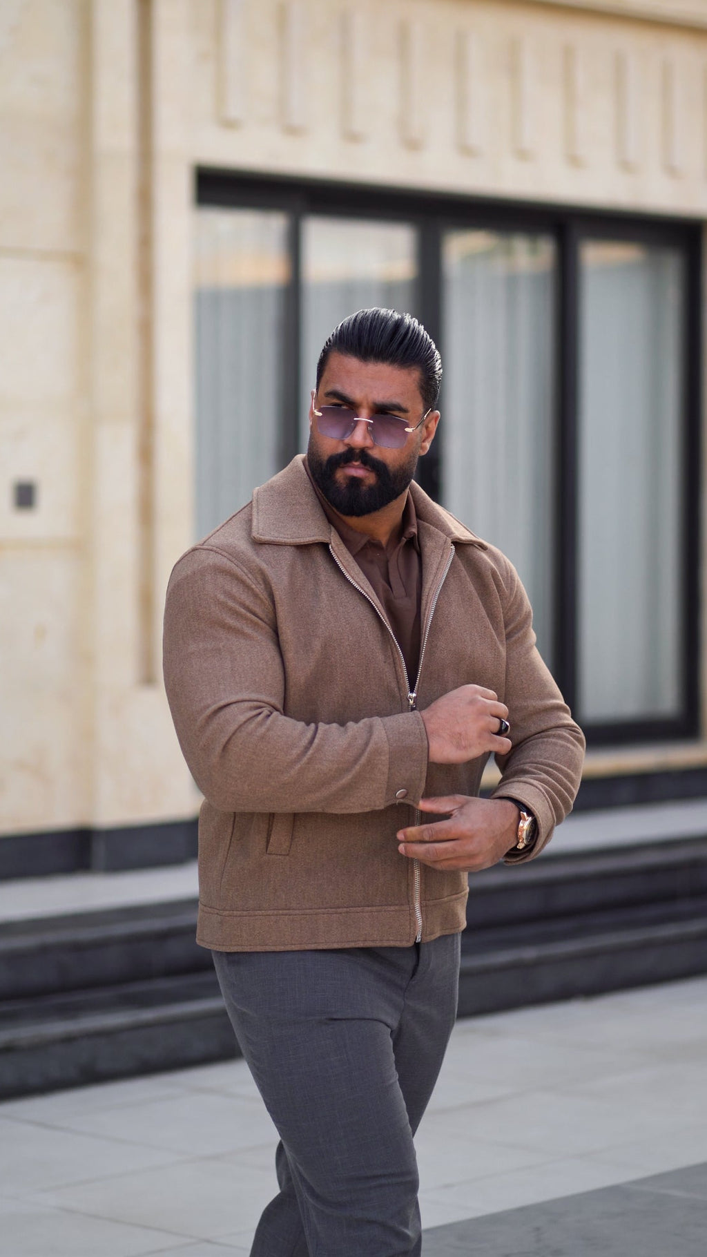 DAY ONE MELTON WOOL JACKET (FE) - D1A109