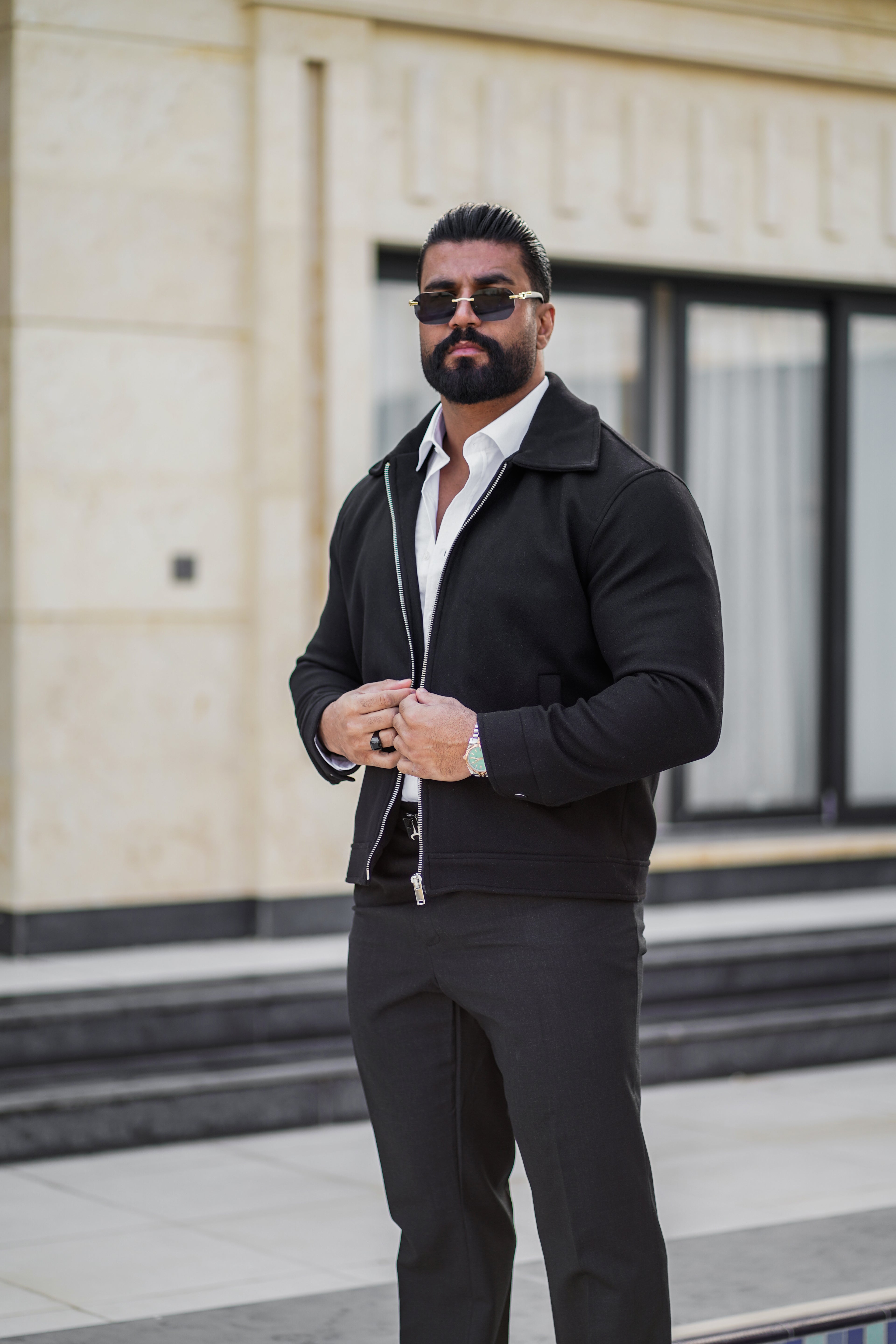 DAY ONE MELTON WOOL JACKET (FE) - D1A109