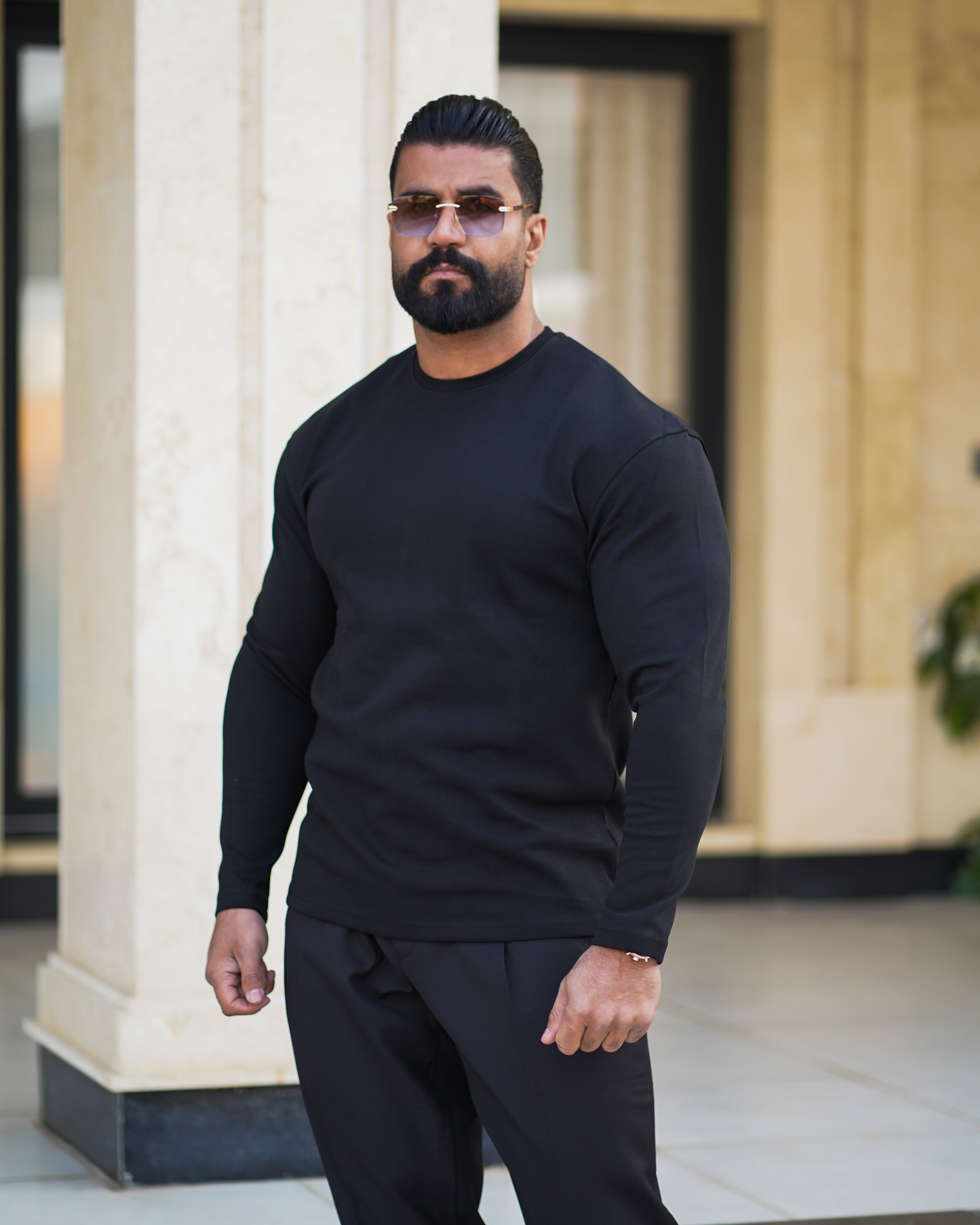 DAY ONE LONG SLEEVE CASUAL T-SHIRT - D1A106